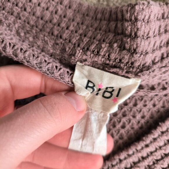 BiBi Mauve V-Neck Sweater - Picture 7 of 10